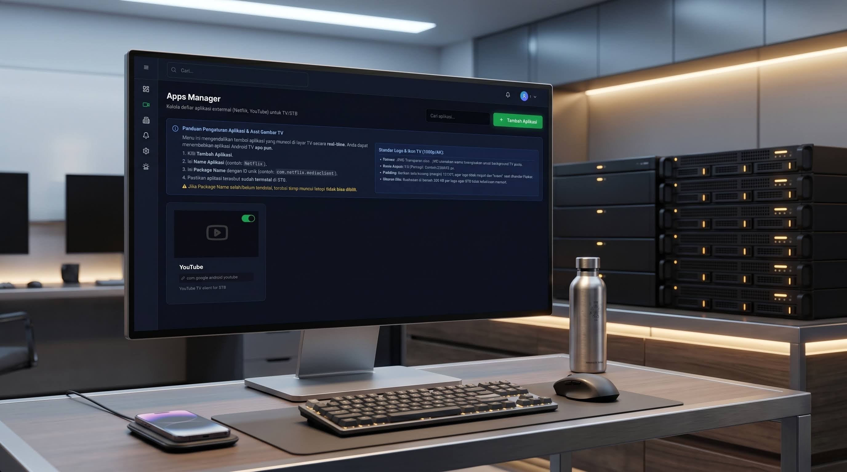 Apps Manager Mockup