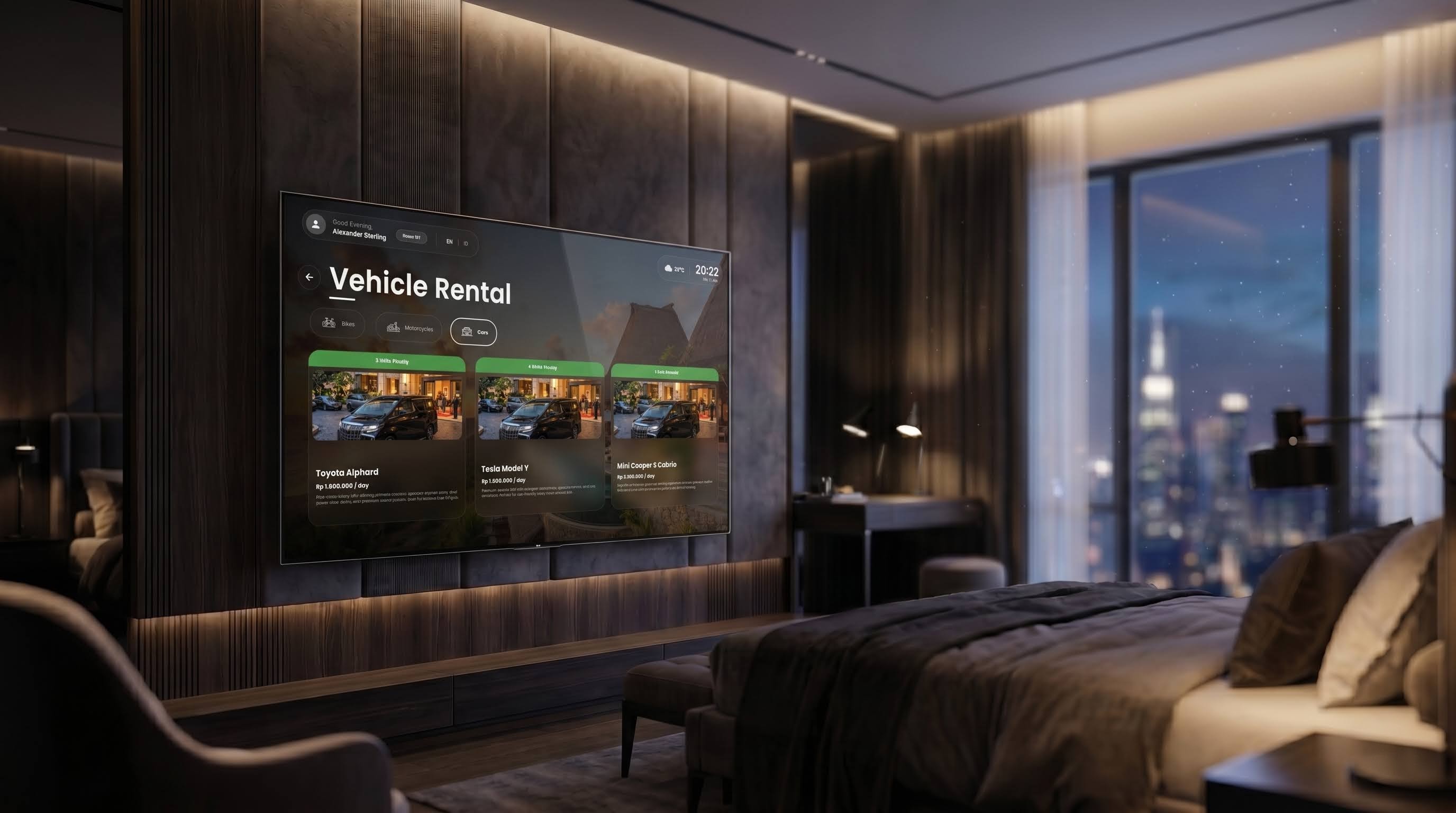 Vehicle Rental Mockup