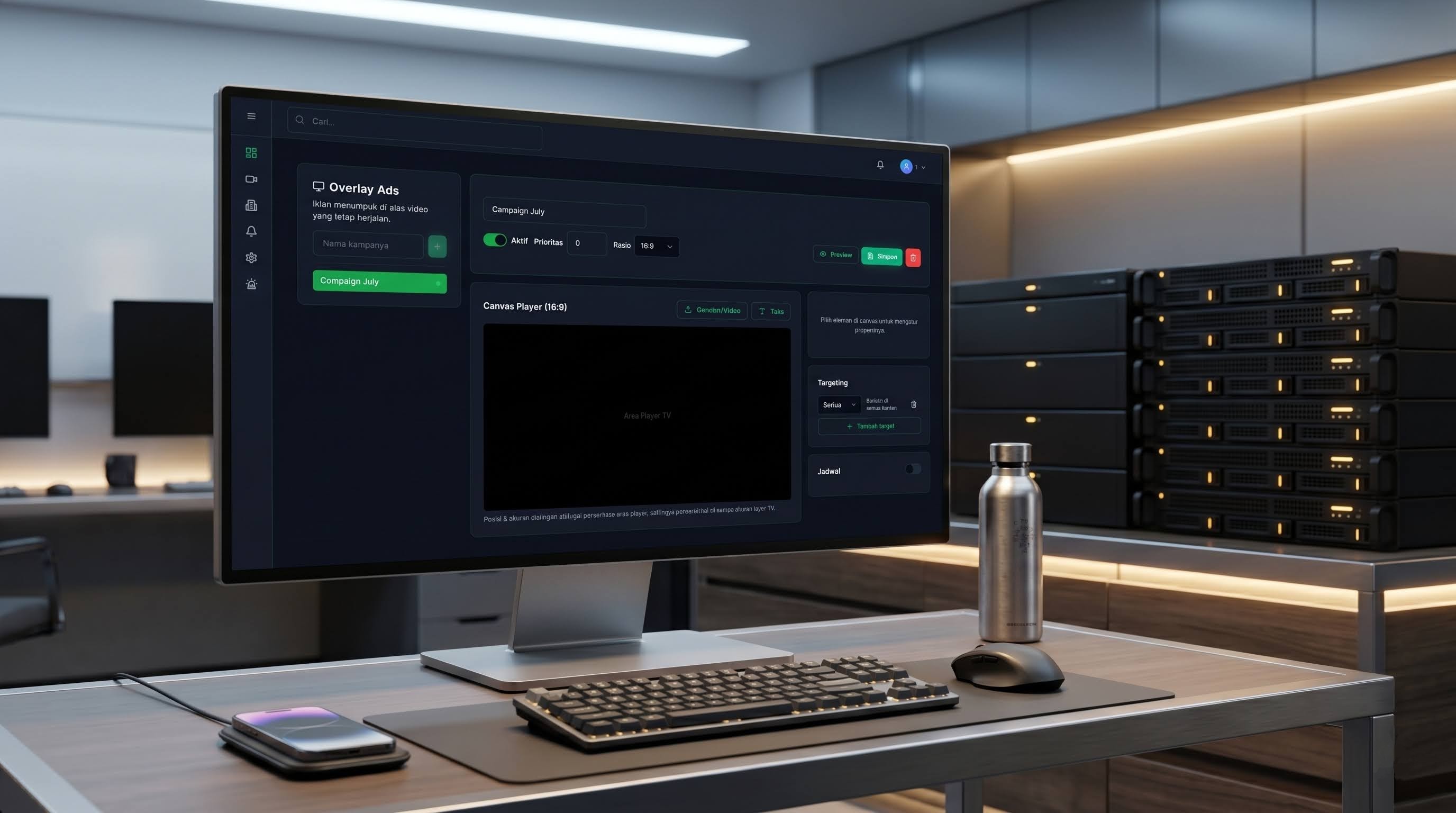 Siren Ads Engine Mockup